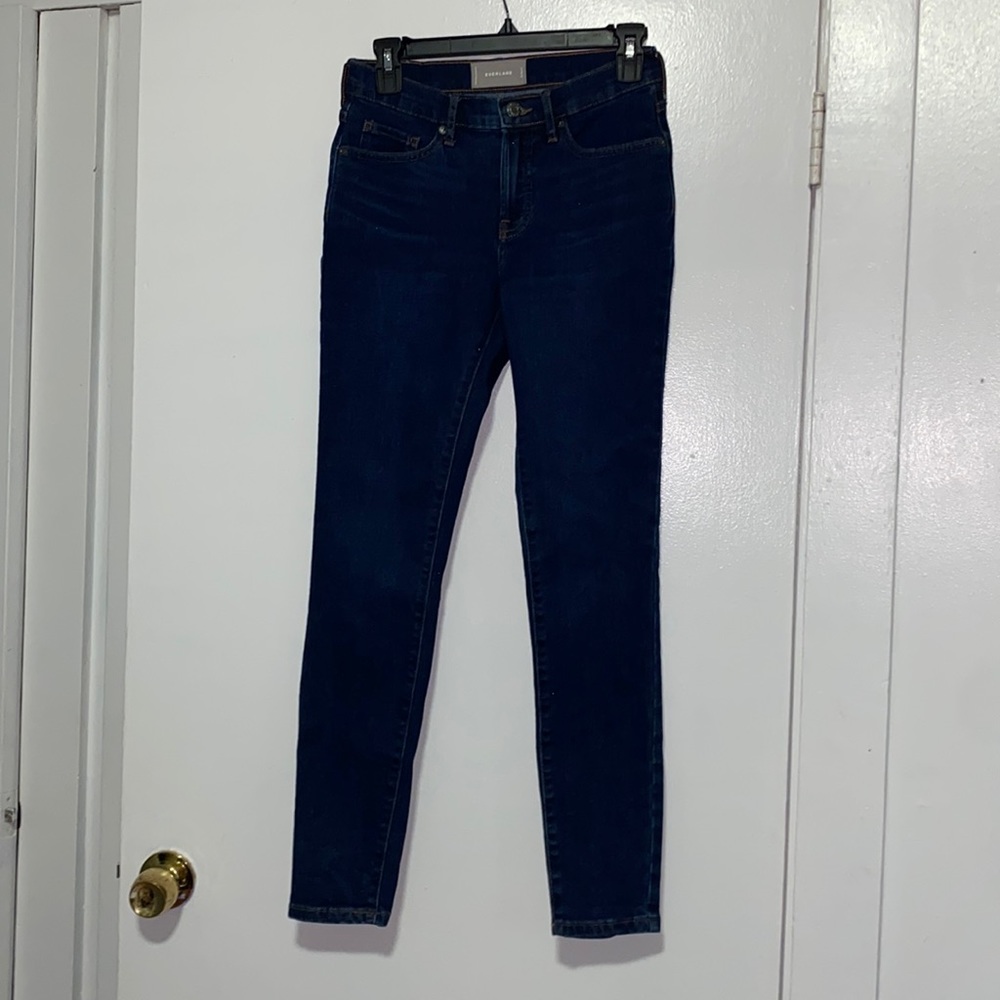 Everlane Midrise Denim Skinny Jeans 26 Regular
